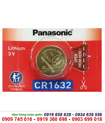 Panasonic CR1632, Pin 3v lithium Panasonic CR1632 (MẪU MỚI)